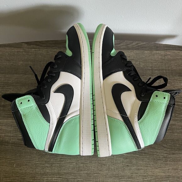 Nike Air Jordan 1 Retro Men’s High Green Glow Sneaker Shoes DZ5485-130 Size 10 - Picture 6 of 8